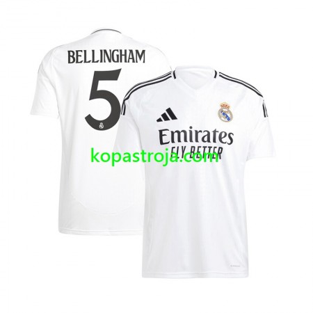 Billiga Fotbollströjor Real Madrid Jude Bellingham 5 Hemma tröja 2024/25 Kortärmad